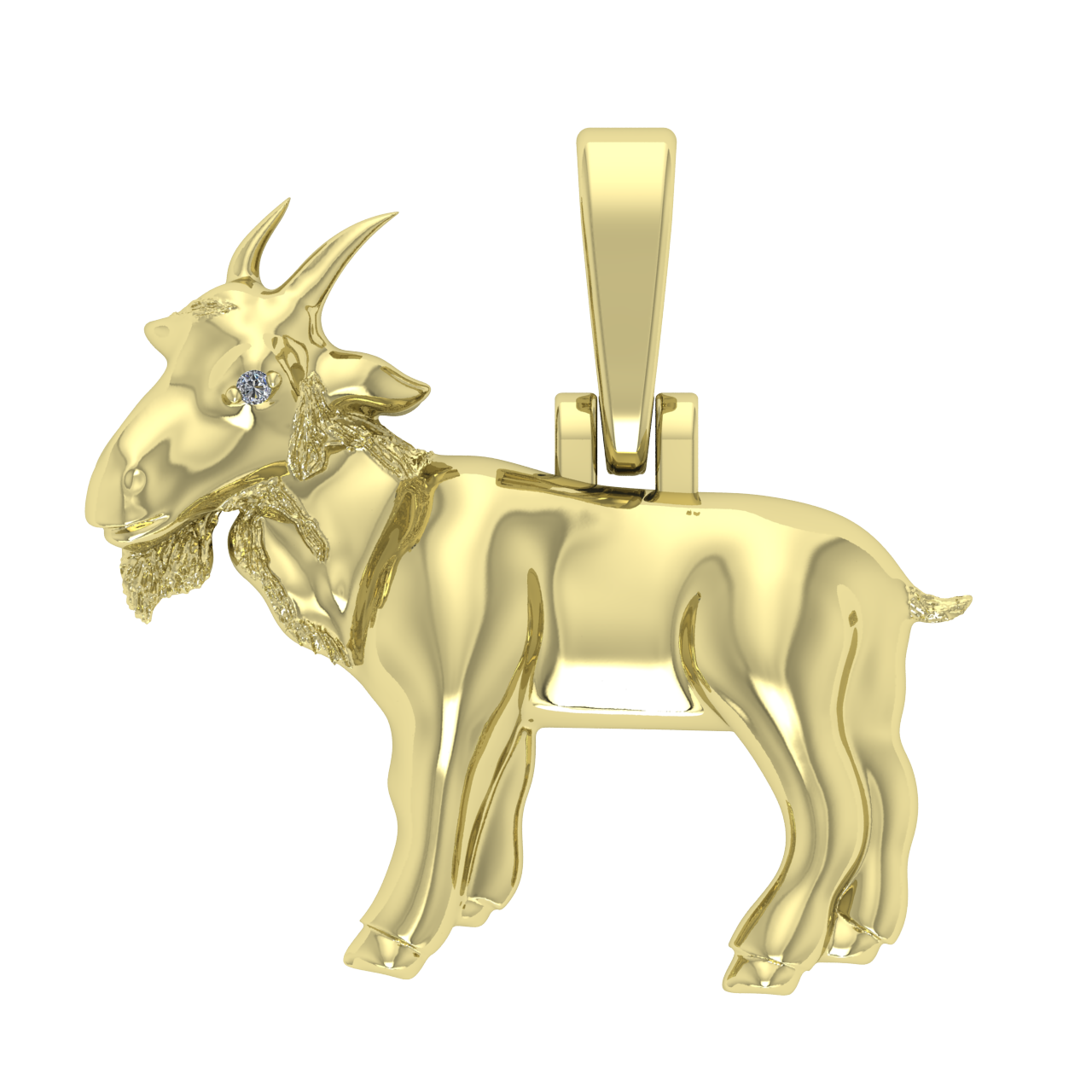 HIP-HOP ANIMAL DIAMONDS PENDANT